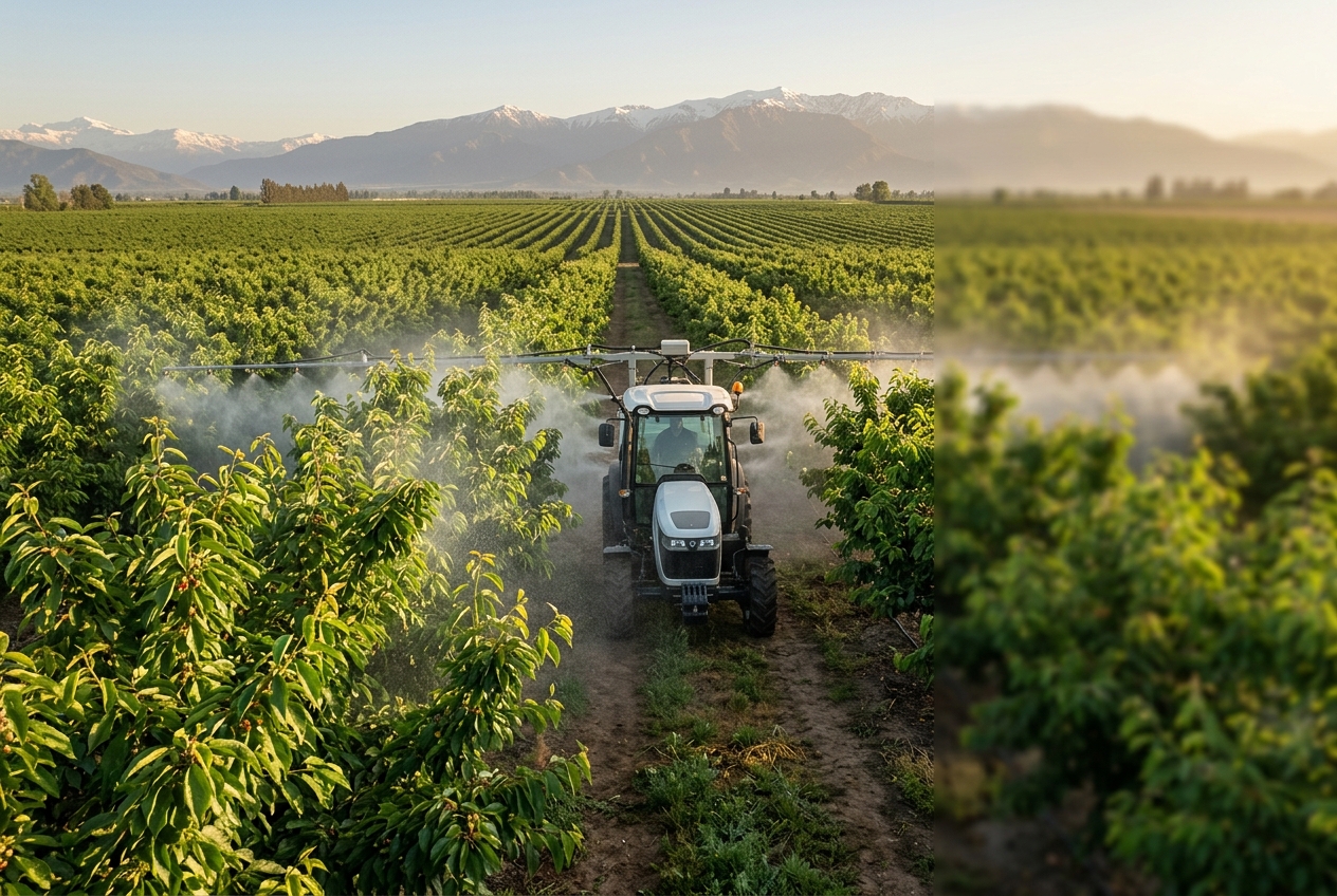Aplicación agrícola y pulverización B100